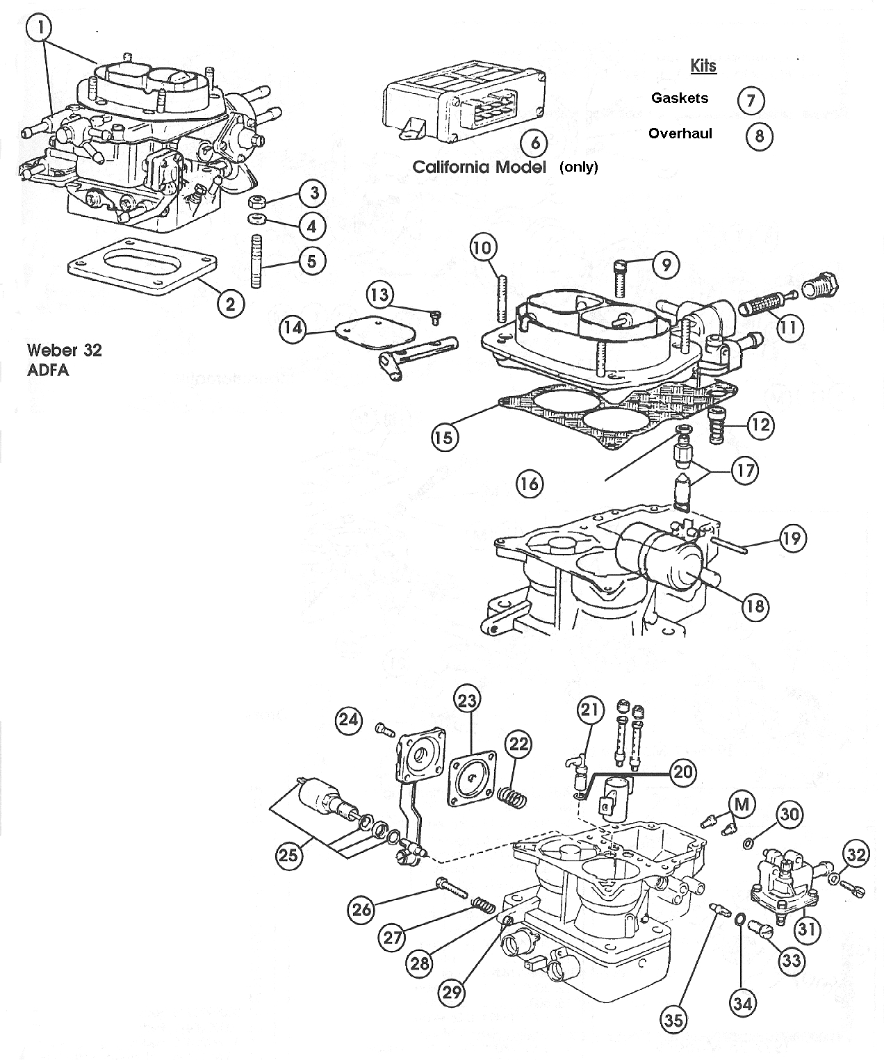 Carburettor – 1975-78  1756cc.